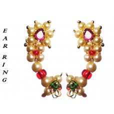 Traditional earrings nath style